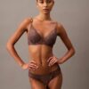 CK Black kukkakuvioinen pitsinen Push-Up-plunge-rintaliivi CK Black kukkakuvioinen pitsinen Push-Up-plunge-rintaliivi