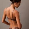 CK Black kukkakuvioinen pitsinen Push-Up-plunge-rintaliivi CK Black kukkakuvioinen pitsinen Push-Up-plunge-rintaliivi