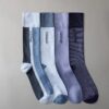 Colorblock Crew 4-pack -pukeutumissukat Colorblock Crew 4-pack -pukeutumissukat