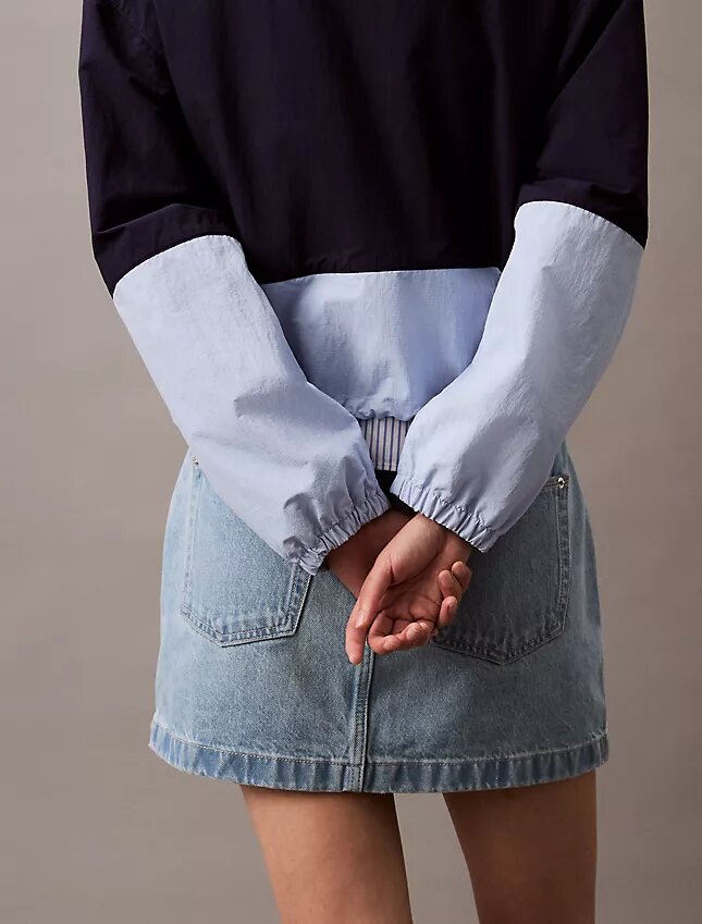 Colorblock-nylon-vetoketjujakku Colorblock-nylon-vetoketjujakku