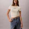 Contour Rib Logo Cropped Tee Contour Rib Logo Cropped Tee