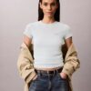 Contour Rib Logo Graphic Slim T-paita Contour Rib Logo Graphic Slim T-paita
