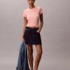 Contour Rib Logo Graphic Slim T-paita Contour Rib Logo Graphic Slim T-paita