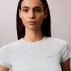 Contour Rib Logo Graphic Slim T-paita Contour Rib Logo Graphic Slim T-paita