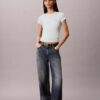 Contour Rib Logo Graphic Slim T-paita Contour Rib Logo Graphic Slim T-paita