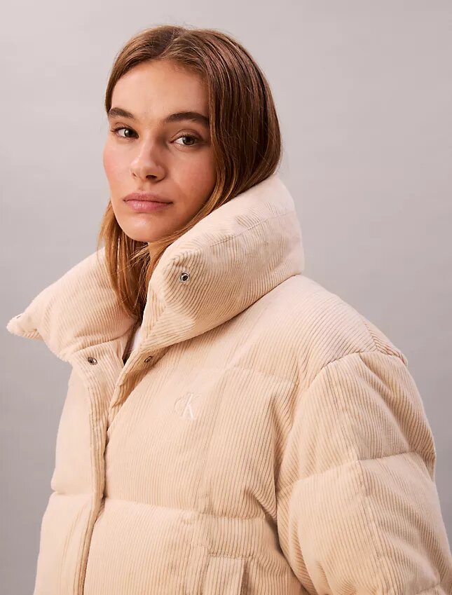 Corduroy-puffer-takki Corduroy-puffer-takki