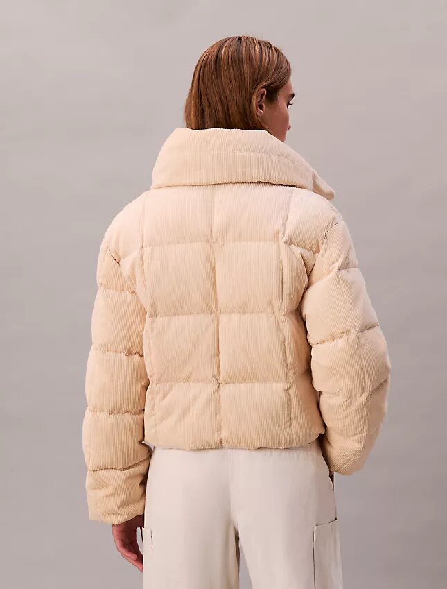 Corduroy-puffer-takki Corduroy-puffer-takki