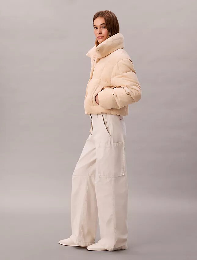 Corduroy-puffer-takki Corduroy-puffer-takki