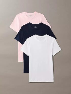 Cotton Classics 3-pack Classic Fit -pyöreäkaulainen T-paita