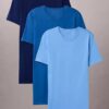 Cotton Classics 3-pack Classic Fit -pyöreäkaulainen T-paita