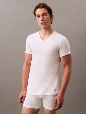 Cotton Classics 5-pack Classic Fit V-kaula-T-paita