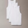 Cotton Stretch 3-pakkaus tankkitoppi Cotton Stretch 3-pakkaus tankkitoppi