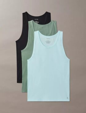 Cotton Stretch 3-pakkaus tankkitoppi