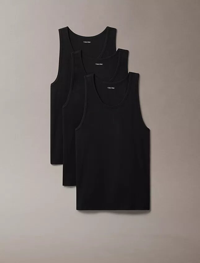 Cotton Stretch 3-pakkaus tankkitoppi Cotton Stretch 3-pakkaus tankkitoppi