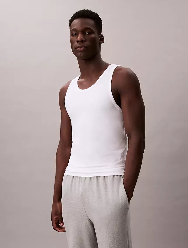 Cotton Stretch 3-pakkaus tankkitoppi Cotton Stretch 3-pakkaus tankkitoppi