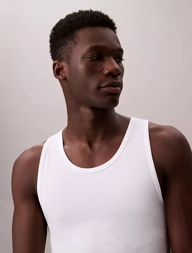 Cotton Stretch 3-pakkaus tankkitoppi Cotton Stretch 3-pakkaus tankkitoppi