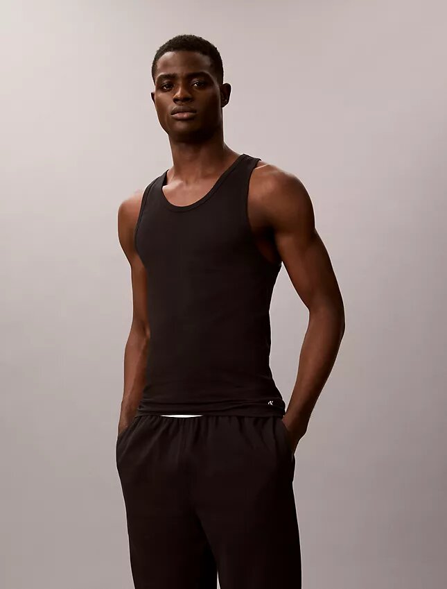 Cotton Stretch 3-pakkaus tankkitoppi Cotton Stretch 3-pakkaus tankkitoppi