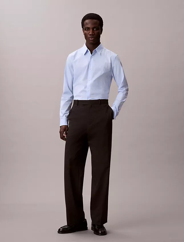Cotton Stretch gingham-kuvioinen slim-fit-paita Cotton Stretch gingham-kuvioinen slim-fit-paita