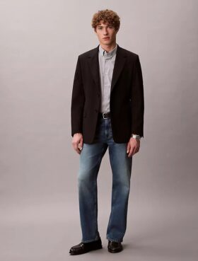 Cotton Stretch gingham-kuvioinen slim-fit-paita