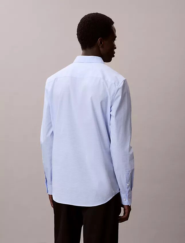Cotton Stretch gingham-kuvioinen slim-fit-paita Cotton Stretch gingham-kuvioinen slim-fit-paita