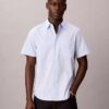 Cotton Stretch kapearaitainen napituspaita