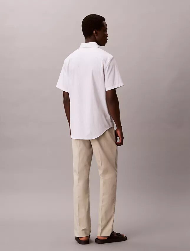 Cotton Stretch kapearaitainen napituspaita Cotton Stretch kapearaitainen napituspaita