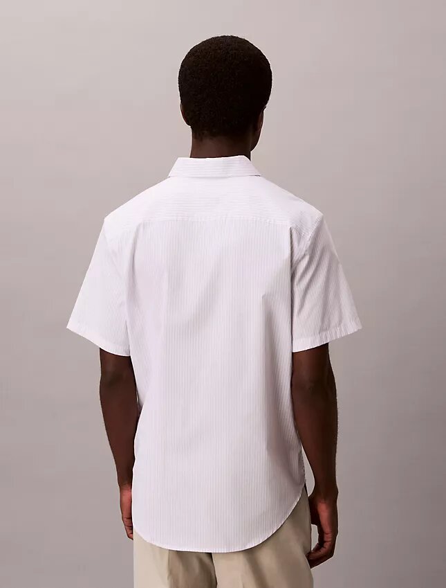 Cotton Stretch kapearaitainen napituspaita Cotton Stretch kapearaitainen napituspaita