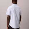 Cotton Stretch kapearaitainen napituspaita