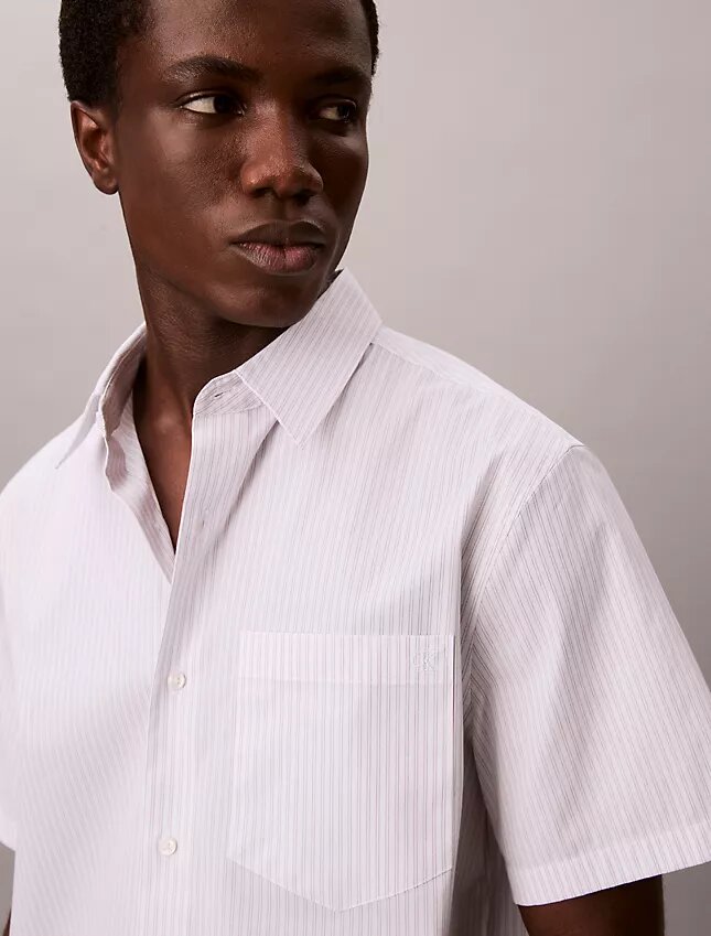 Cotton Stretch kapearaitainen napituspaita Cotton Stretch kapearaitainen napituspaita