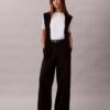 Cotton Stretch leveälahkeiset chinohousut Cotton Stretch leveälahkeiset chinohousut