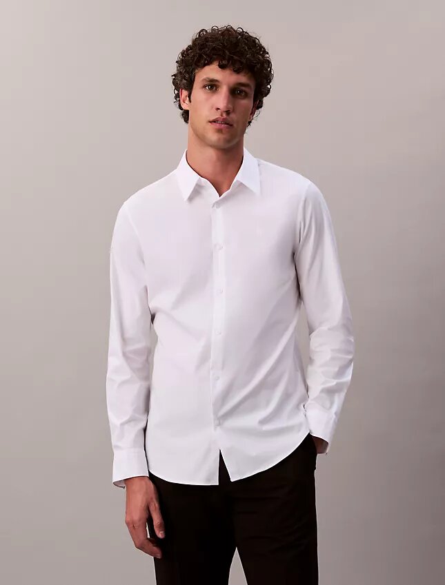 Cotton Stretch popliini, kapea napituspaita Cotton Stretch popliini, kapea napituspaita