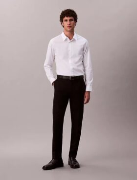 Cotton Stretch popliini, kapea napituspaita