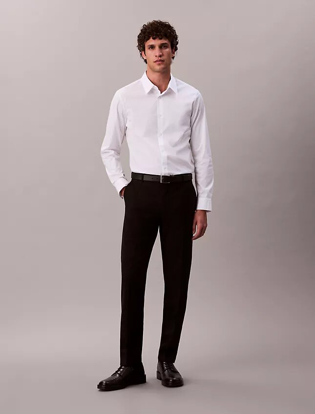 Cotton Stretch popliini, kapea napituspaita Cotton Stretch popliini, kapea napituspaita