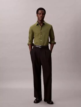 Cotton Stretch popliini-paita, slim-malli