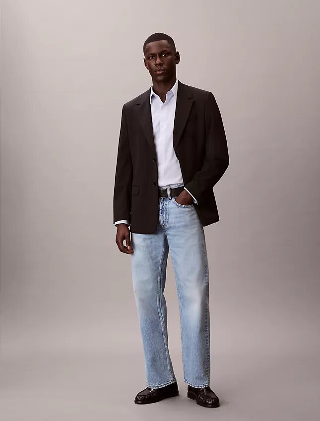 Cotton Stretch raidallinen klassinen napituspaita Cotton Stretch raidallinen klassinen napituspaita