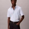 Cotton Stretch raidallinen lyhythihainen napituspaita Cotton Stretch raidallinen lyhythihainen napituspaita