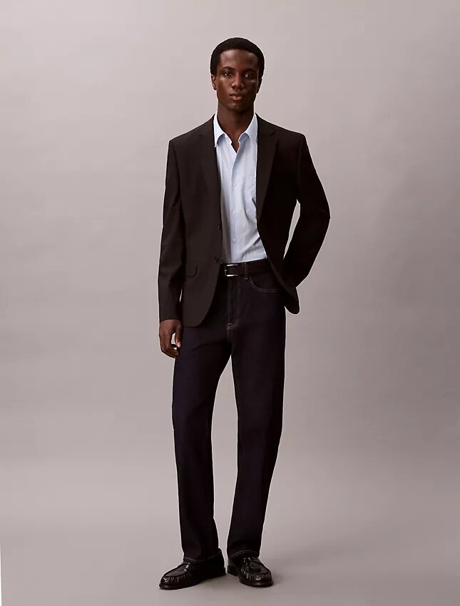 Cotton Stretch raidallinen lyhythihainen napituspaita Cotton Stretch raidallinen lyhythihainen napituspaita