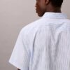 Cotton Stretch raidallinen lyhythihainen napituspaita Cotton Stretch raidallinen lyhythihainen napituspaita