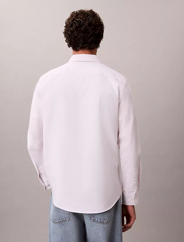 Cotton Stretch raidallinen Oxford-paita, klassinen napitus Cotton Stretch raidallinen Oxford-paita, klassinen napitus