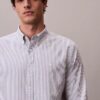 Cotton Stretch raidallinen Oxford-paita, klassinen napitus Cotton Stretch raidallinen Oxford-paita, klassinen napitus