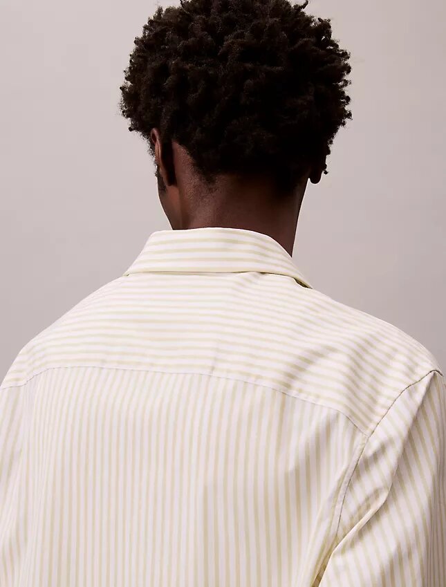 Cotton Stretch raidallinen popliini-paita Cotton Stretch raidallinen popliini-paita