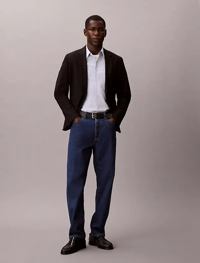 Cotton Stretch raidallinen slim-malliinen napituspaita Cotton Stretch raidallinen slim-malliinen napituspaita