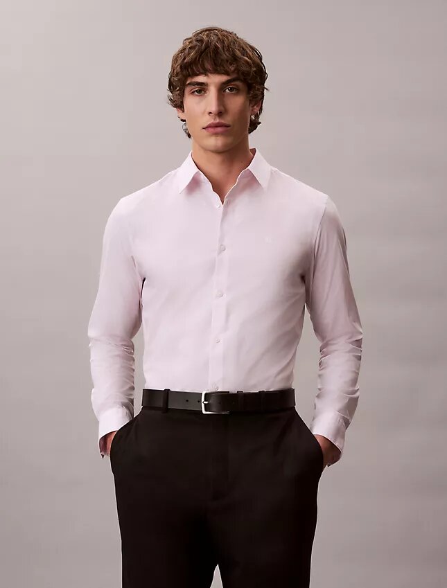 Cotton Stretch raidallinen slim-malliinen napituspaita Cotton Stretch raidallinen slim-malliinen napituspaita