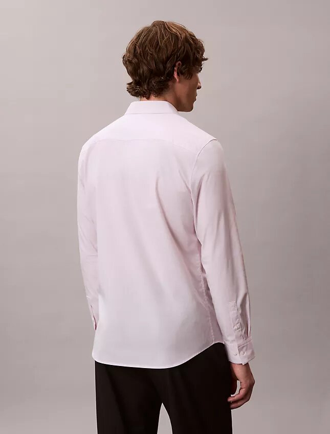 Cotton Stretch raidallinen slim-malliinen napituspaita Cotton Stretch raidallinen slim-malliinen napituspaita