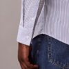 Cotton Stretch raidallinen slim-malliinen napituspaita Cotton Stretch raidallinen slim-malliinen napituspaita