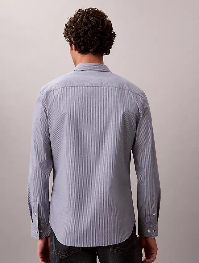 Cotton Stretch raidallinen slim-malliinen napituspaita Cotton Stretch raidallinen slim-malliinen napituspaita