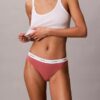 Cotton Stretch Rib Thong Cotton Stretch Rib Thong