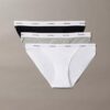 Cotton Stretch ribbineule 3-pakkaus string-Bikini Cotton Stretch ribbineule 3-pakkaus string-Bikini