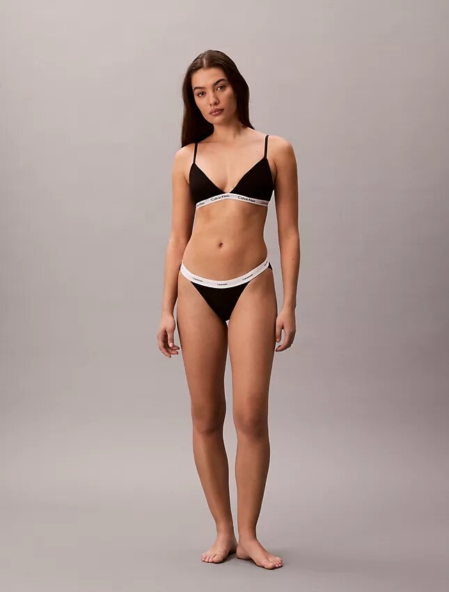 Cotton Stretch ribbineule 3-pakkaus string-Bikini Cotton Stretch ribbineule 3-pakkaus string-Bikini