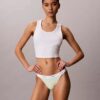 Cotton Stretch ribbineule 3-pakkaus string-Bikini Cotton Stretch ribbineule 3-pakkaus string-Bikini
